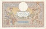 France 1934 100 Francs Luc Olivier Merson - 16-08-1934- Serial X.45632 VF+