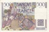 France 1946 500 Francs - Chateaubriand - 12-09-1946 - Serial Z.89 XF