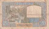 France 1940 20 Francs Science and Labour - 22-08-1940 - Serial X.891 FF