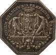 France 1 token Mayor of Rennes - Silver Token, Yves De La Motte Fablet - c. 1788 VF