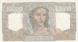 France 1948 1000 Francs - Minerva and Hercules - 27-05-1948 - Serial S.438 UNC