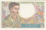 France 1943 5 Francs - Shepherd - 25-11-1943 - Serial A.84 UNC