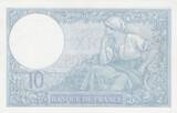 France 1941 10 Francs - Minerva - 02-01-1941 - Serial G.83137 UNC