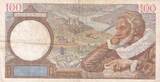 France 1942 100 Francs - Sully - 12-02-1942 - Serial E.28636 VF