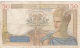 France 1934 50 Francs Ceres - 15-11-1934 - Serial S.58 FF