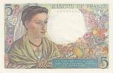 France 1945 5 Francs - Shepherd - 05-04-1945 - Serial W.140 UNC