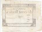 France  100 Francs - 18 Nivose An III - (07.01.1795) - Sign. Lenoir - Serial 1879 VF