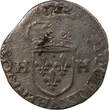 France 1576-1579 HENRY III - DOUZAIN WITH TWO H, 1st TYPE - A PARIS FF+