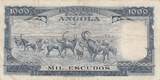 Angola 1970 1000 Escudos - A. Tomas - dam - 10-06-1970 - Serial p5Rp VF