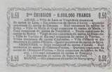 France 50 centimes 1916 50 Cents - Laon - Regional Coupon - 16-06-1916 - Serial 40 XF+