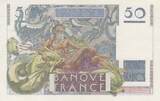 France 1950 50 Francs - Le Verrier - 29-06-1950 - Serial P.151 XF