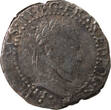 France  HENRI III - 1/2 FRANC WITH FLAT COLLAR 1581 I LIMOGES FF+