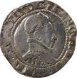 France  HENRI III - FRANC WITH FLAT COLLAR 1582 L BAYONNE FF+