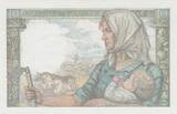 France 1943 10 Francs - Minor - 09-09-1943 - Serial T.58 UNC