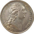 France 1 token 1777 Louis XVI - Jeton Argent, Notaires de Nantes TTB/TTB+