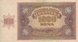 Croatia 1941 1000 Kuna - Young girl - Mountains - 26-05-1941 - Serial U VF
