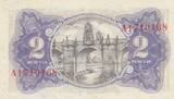 Spain  2 Pesetas - Woman - Toledo bridge - 1938 - P.95 AU