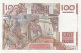 France 1952 100 Francs - Young Farmer - 04-09-1952 - Serial Y.471 UNC
