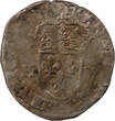 France  HENRY III - DOUZAIN WITH TWO H, 1st TYPE - 1576 PARIS FF+