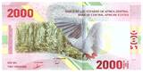 Central African States  2000 Francs - Building - Parrot - 2020 (2022) - Letter A UNC