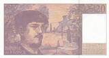 France  20 Francs - Debussy - 1997 - Serial A.053 UNC