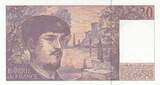 France  20 Francs - Debussy - 1993 - Serial B.039 XF+