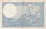 France 1939 10 Francs Minerva - 14-09-1939 - Serial W.72065 VF