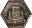 France 1 token Poinçon Corne (après 1879) Assurances Mutuelles contre l