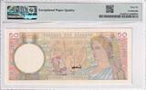 Greece  50 Drachms - Woman Farmer - Ceres - 1935 - PMG 66 EPQ UNC