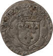 France 1541-1547 FRANCIS I - DOUZAIN WITH PLAIN CROSS, 1st TYPE - GRENOBLE TB+/TTB