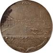 France 1 token 1906 (Poinçon Corne) Bordeaux, Chamber of Commerce - Silver Token - 1906 VF+