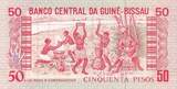 Guinea-Bissau 1990 50 Pesos - Pansau Na Isna - 01-03-1990 - Serial AB UNC