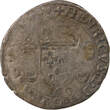France  HENRY II - DOUZAIN WITH CRESCENTS - 1552 D LYON FF+