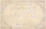 France 5 livres 5 Pounds - 10 Brumaire Year II (31.10.1793) - Sign. Sanche - Serial 9252 VF