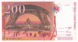 France  200 Francs - Gustave Eiffel - Tour Eiffel - 1996 - Serial H.029 UNC