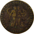 France 1 token Mayors of Nantes, Charles de Harouys - Brass Token -1598 VG+