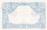 France 1915 5 Francs - Blue - 15-06-1915 - Série X.6221 XF