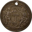 France 1 token Mayors of Nantes, Mathurin Bellabre - Silver Token - 1748 TB+/TTB