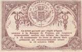 France 1915 1 Franc - Sens - Chamber of Commerce - 04-09-1915 VF