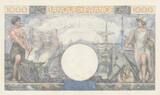 France 1944 1000 Francs - Commerce and Industry - 06-07-1944 - Serial H.3620 UNC