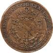 France 1 token Galeres Royales, Louis Joseph De Bourbon, Duc De Vendome - Jeton Cuivre 1705 FF