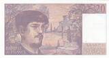 France  20 Francs - Debussy - 1987 - Serial A.022 UNC
