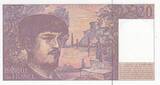 France  20 Francs - Debussy - 1997 - Serial D.050 UNC