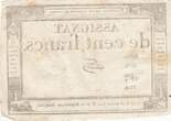 France  100 Francs 18 Nivose Year III - 7.1.1795 - Sign. Fere - Serial 2379 VF