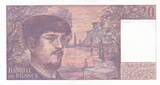 France  20 Francs - Debussy - 1989 - Serial Y.024 XF