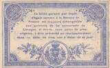France 50 centimes 1914 50 Cents - Limoges - Chamber of Commerce - 17-04-1914 - Serial E VF