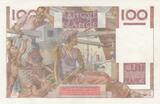 France 1953 100 Francs - Young farmer - Inverted Watermak - 06-08-1953 - Serial B.552 UNC