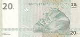 Congo (RDC)  20 Francs - Lions - HDM - 2003 - Serial JA UNC