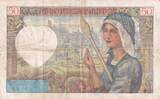 France 1940 50 Francs Jacques Coeur - 13-06-1940 - Serial Z.8 VF