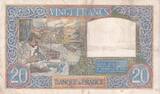 France 1942 20 Francs - Science and industry - 08-01-1942 - Serial A.7181 VF